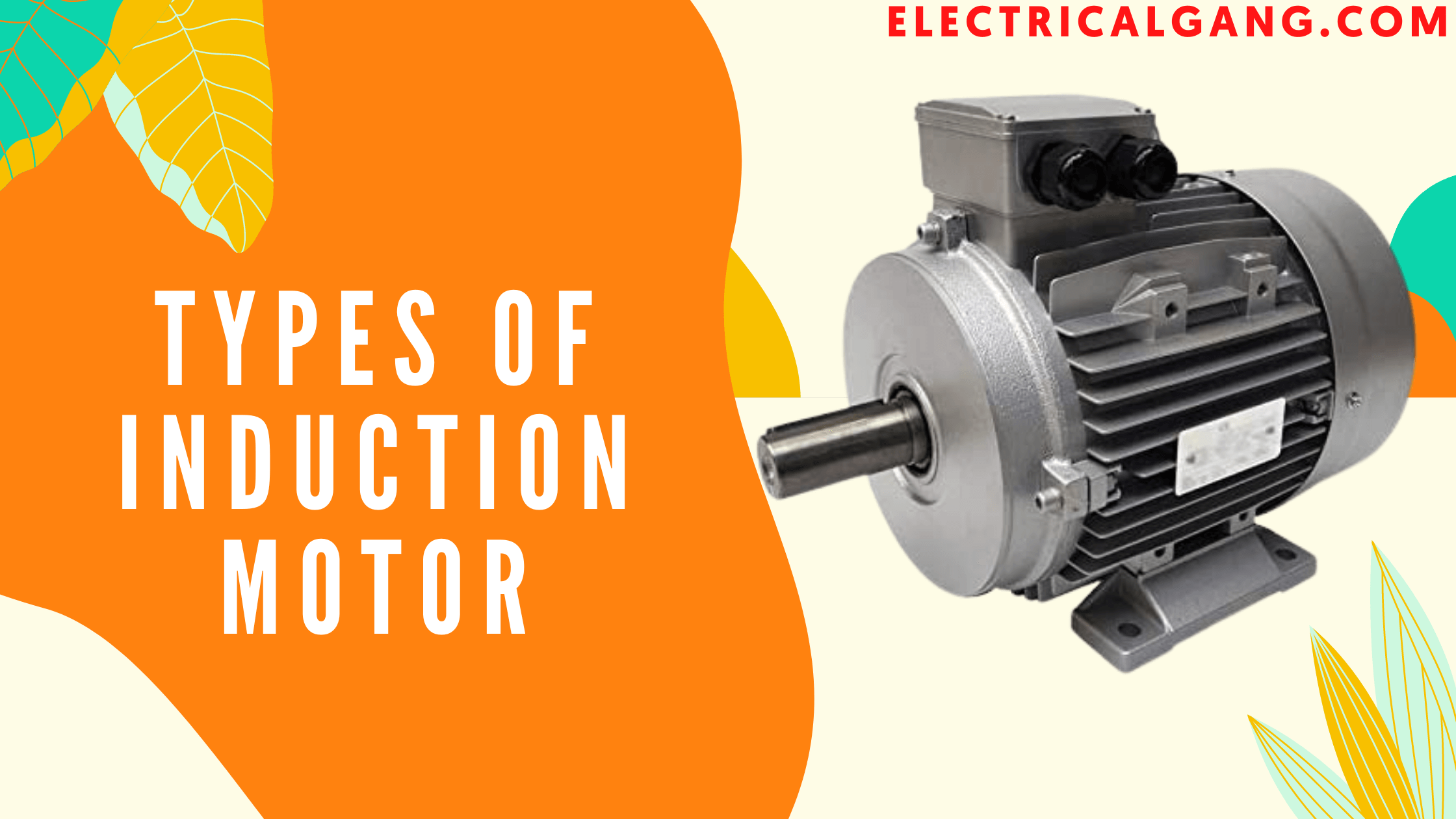 Motor types of induction 7 Most