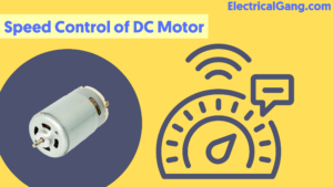 Speed Control of DC Motor