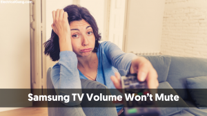 Samsung TV Volume Won’t Mute