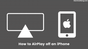 How to AirPlay off an iPhone